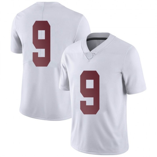 Alabama Crimson Tide Men's Bryce Young #9 No Name White NCAA Nike Authentic Stitched College Football Jersey GY16I57SN